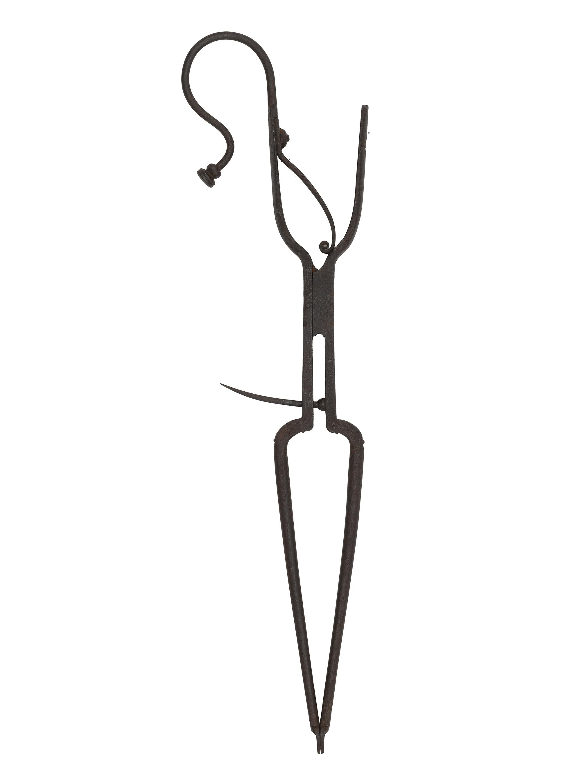 A Pair of Forged Iron Pipe Tongs