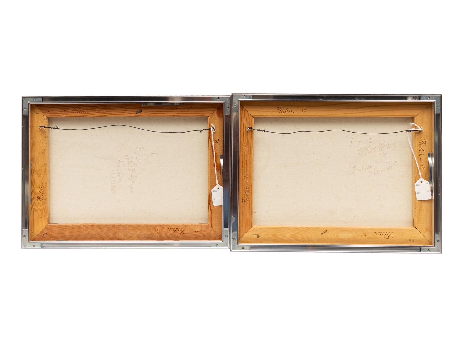 Fallen Warrior , diptych