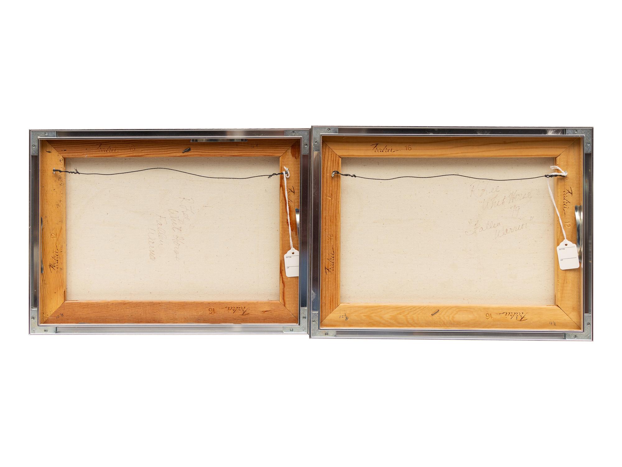 Fallen Warrior , diptych