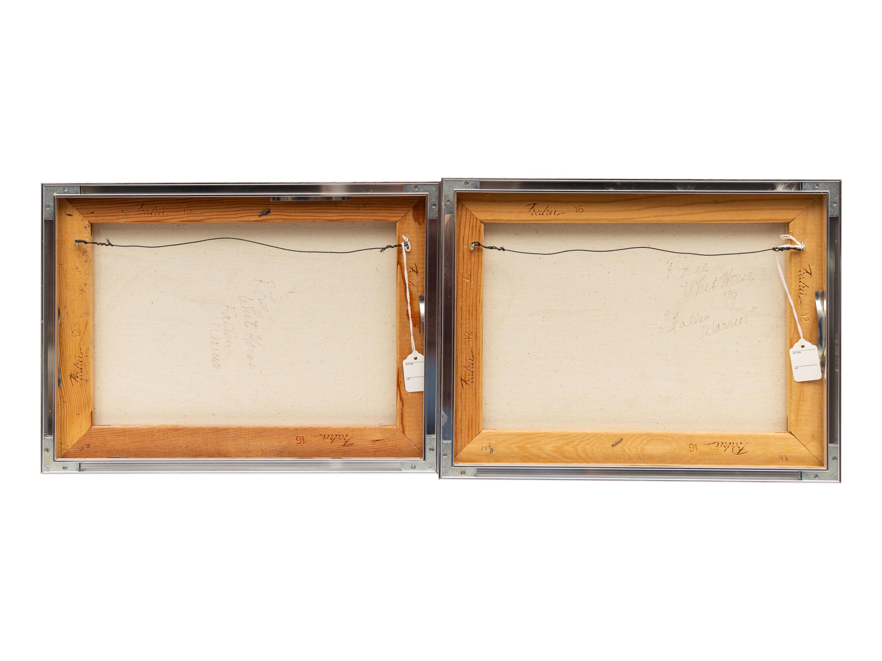 Fallen Warrior , diptych