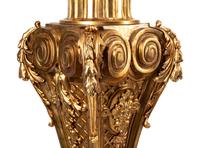 A Pair of Louis XVI Style Gilt Bronze Seventeen-Light Torchères