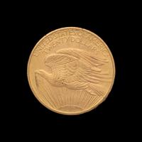 A 1908 Saint Gaudens $20 Gold Coin