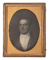 [EARLY PHOTOGRAPHY]. WHITEHURST, Jesse H., photographer. Half plate daguerreotype of painting of William Pinkney.