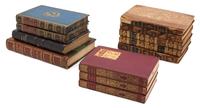 A Collection of Leatherbound Books on Poetry and Literature