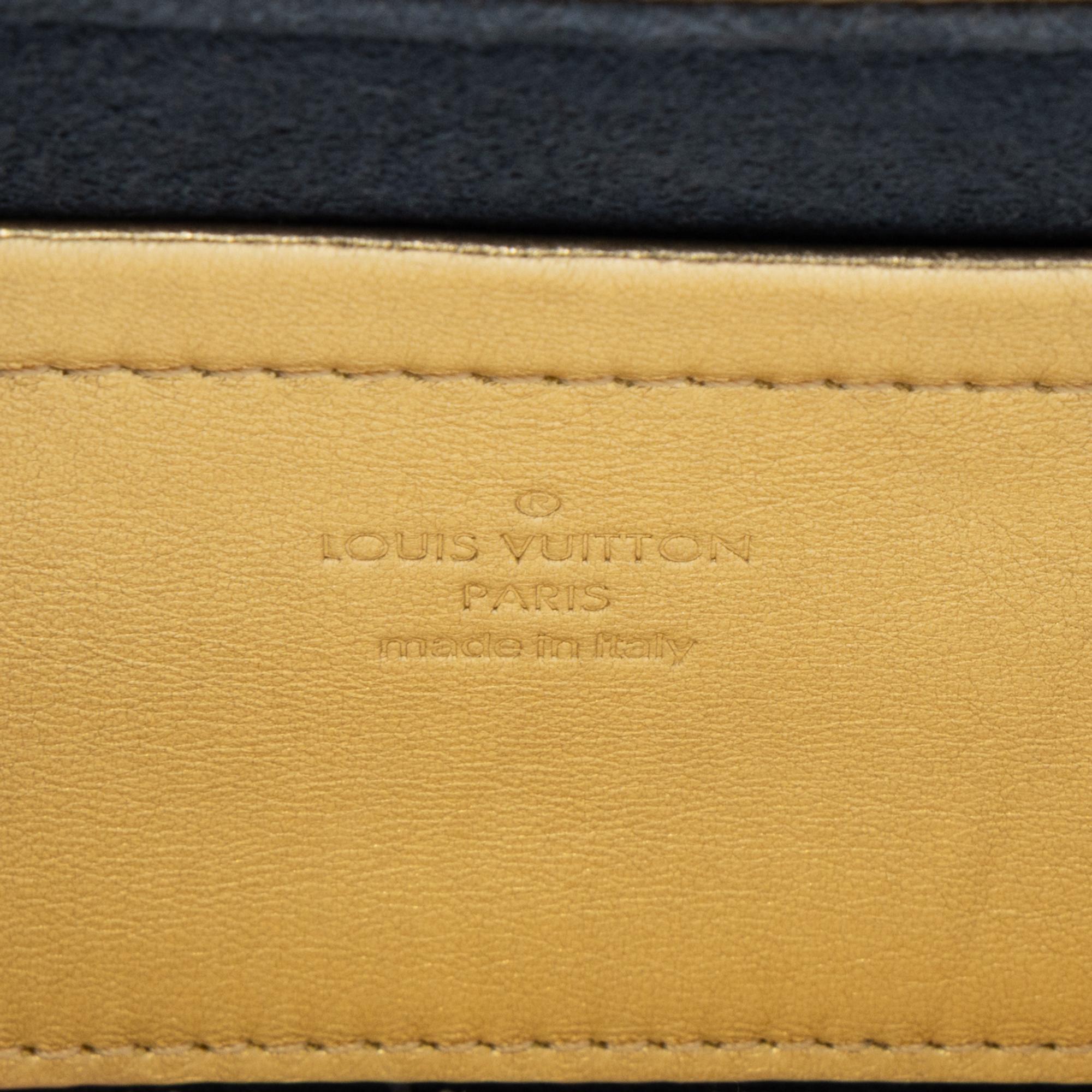 Louis Vuitton, Coussin Bag in Gold Empreinte Leather