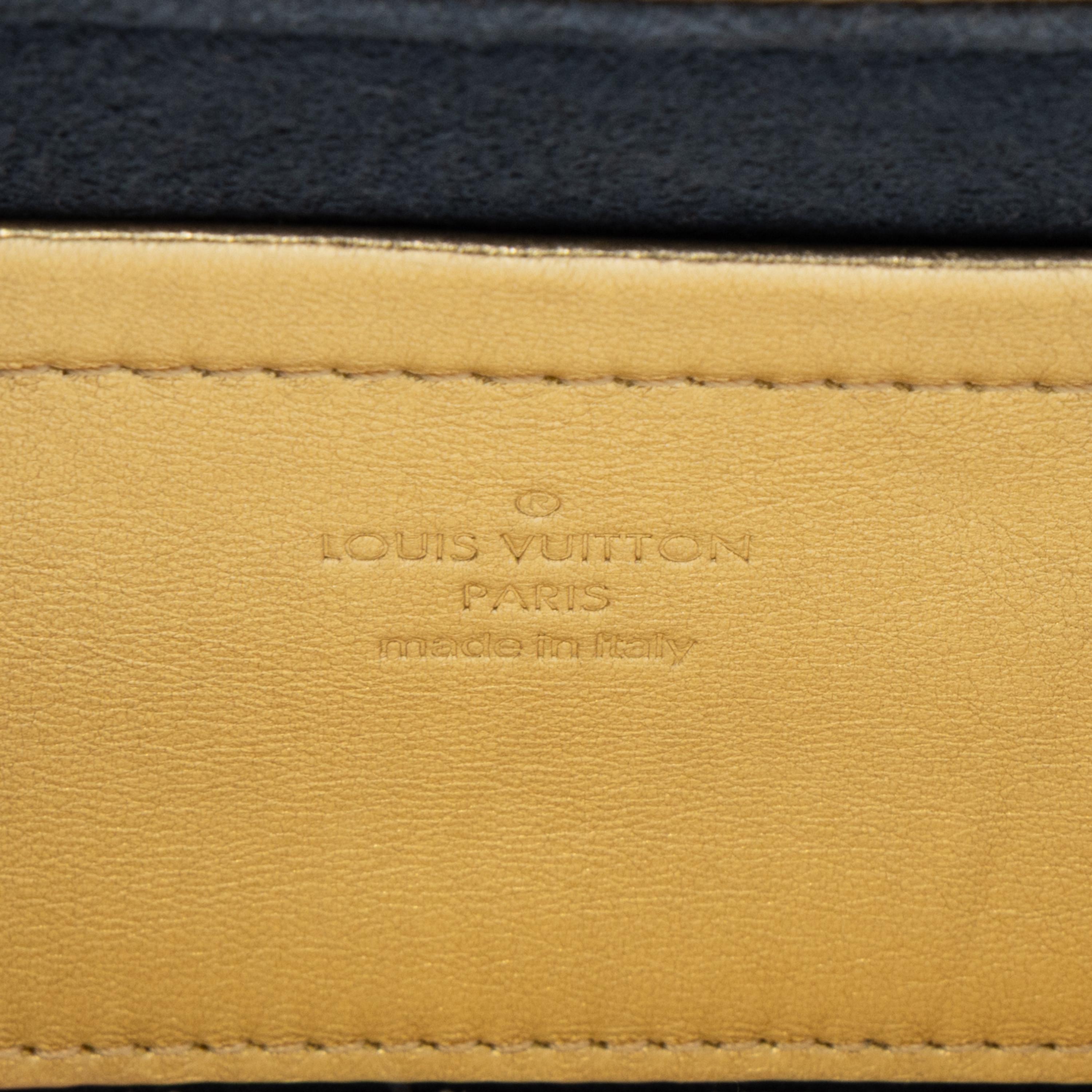 Louis Vuitton, Coussin Bag in Gold Empreinte Leather