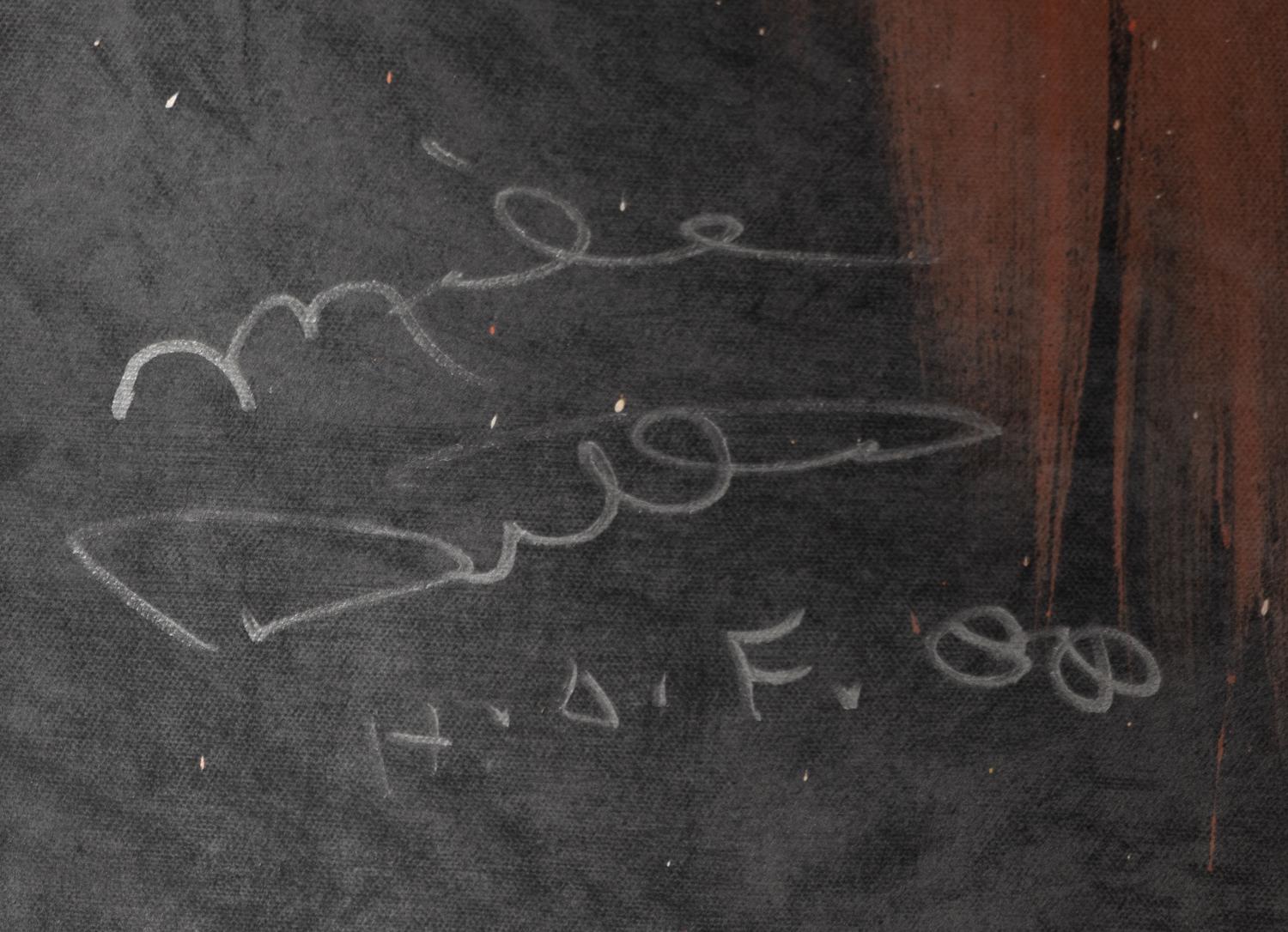 A Large Mike Ditka Signed Autograph Painting Formerly Displayed at Mike Ditka’s Restaurant