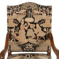 A Louis XIII Walnut Armchair
