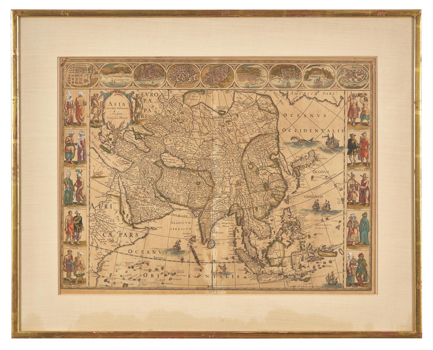 [Maps & Atlases] Blaeu, Willem. Asia noviter delineata