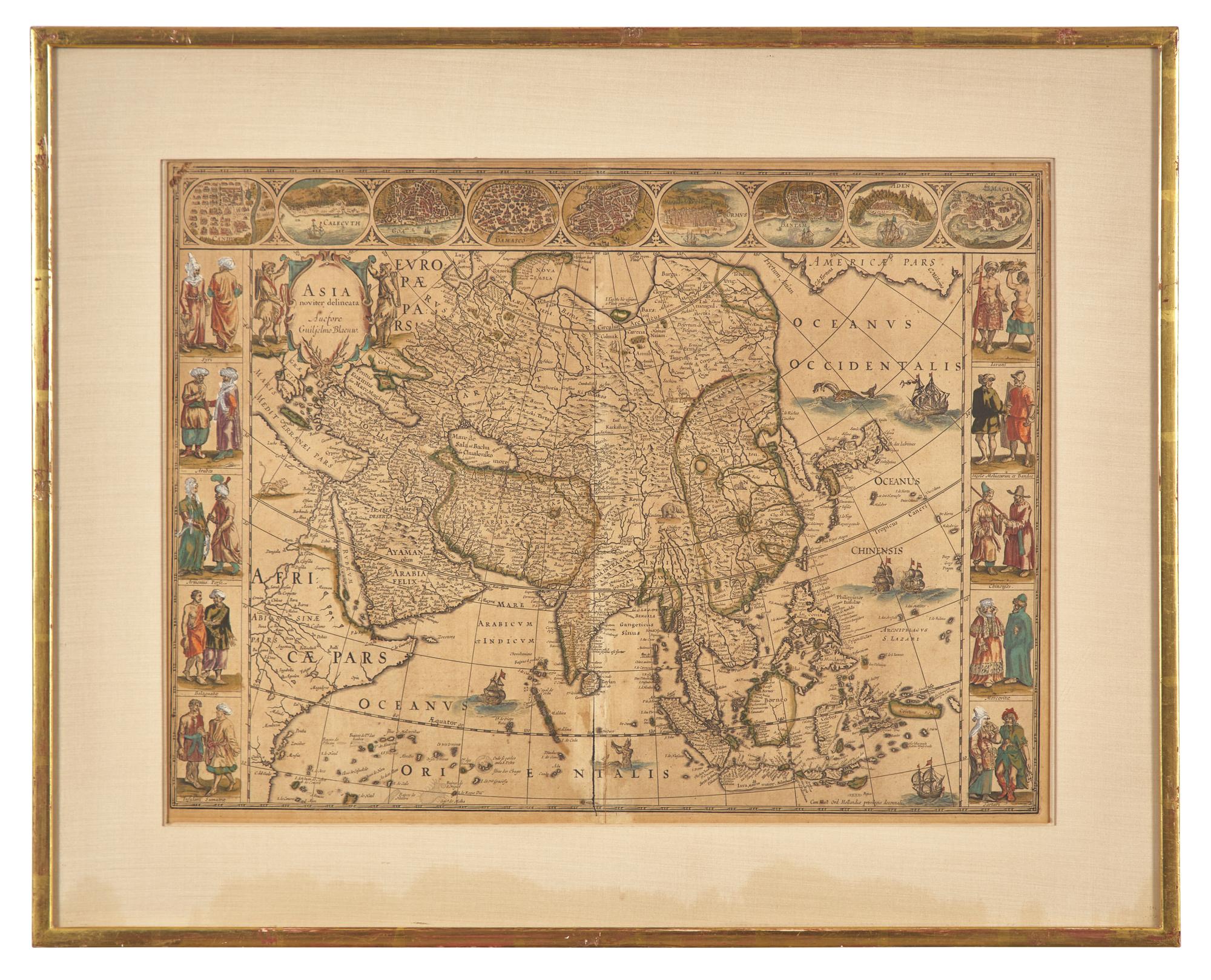 [Maps & Atlases] Blaeu, Willem. Asia noviter delineata