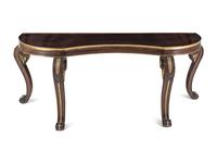 A Dessin Fournir Parcel-Gilt Walnut Console Table