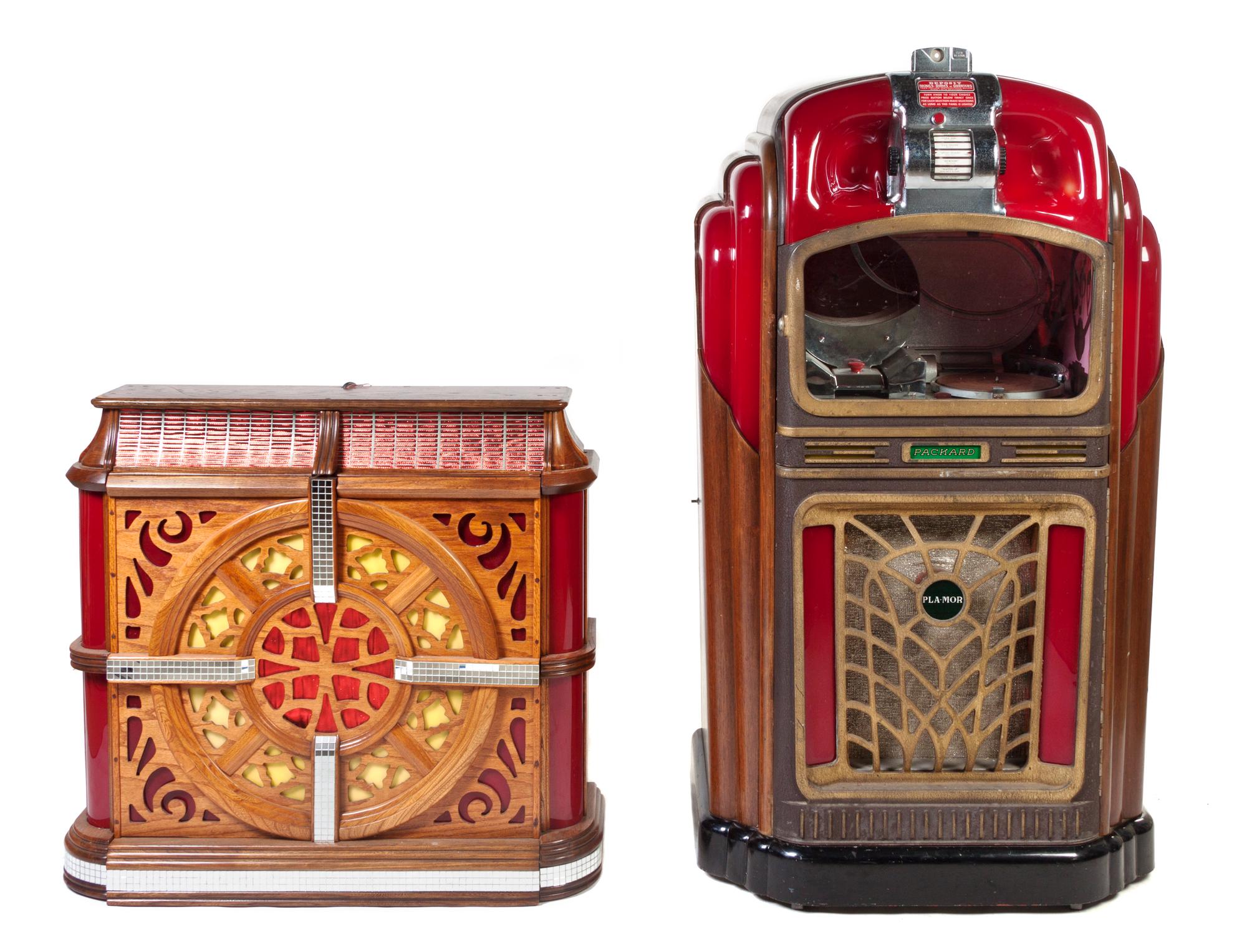 A Packard Jukebox, Pla-more, Height 63 inches.