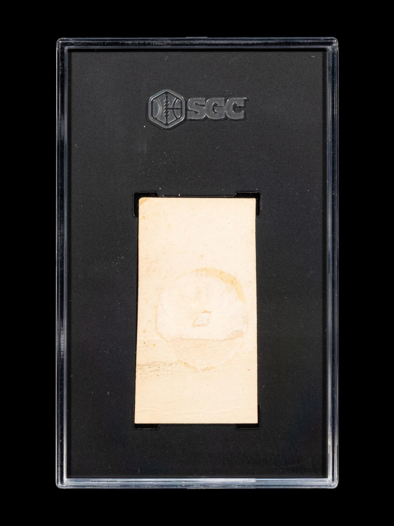 An 1889 Old Judge N172 Hugh Duffy Chicago Baseball Card (SGC 1)