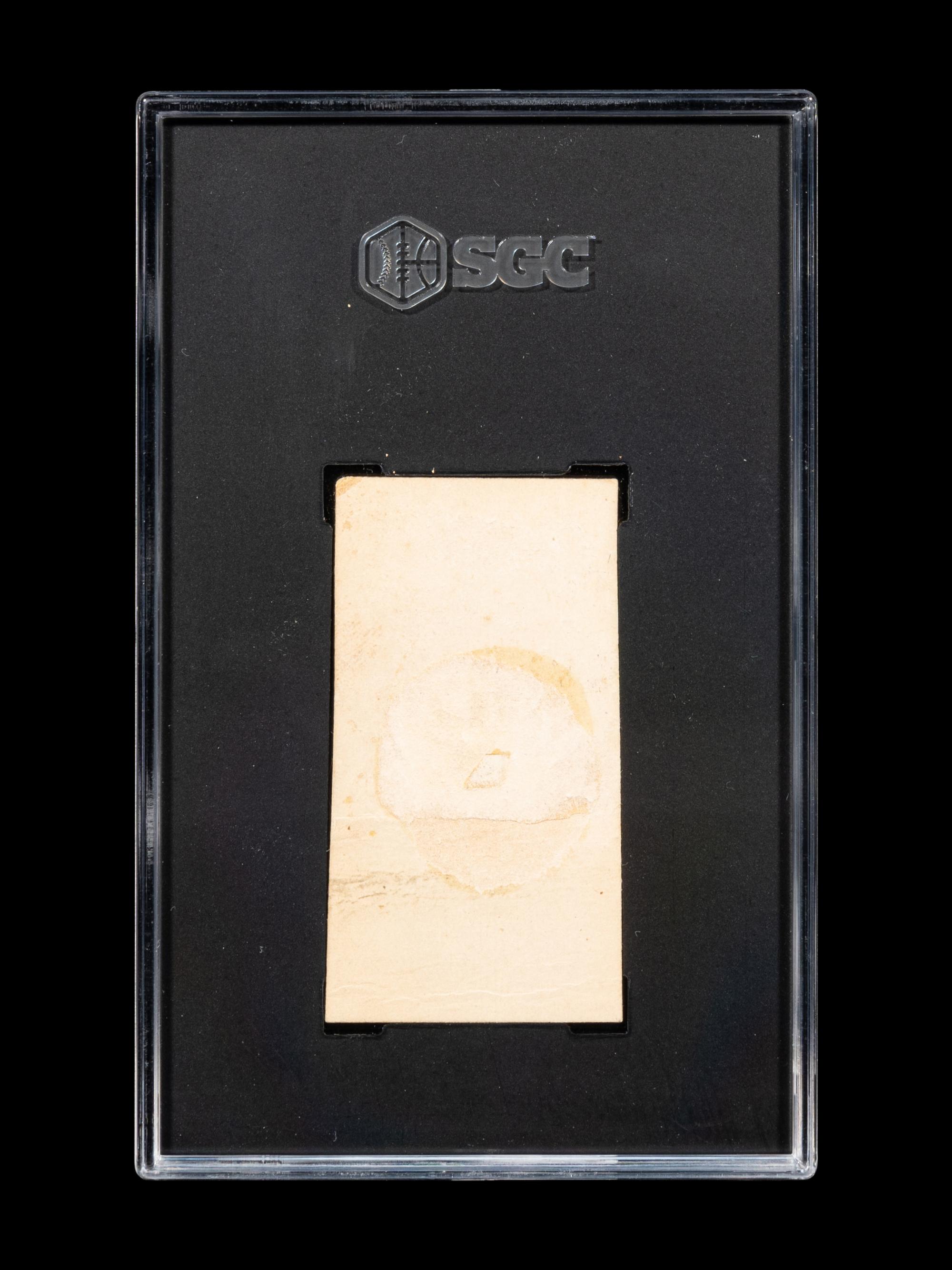An 1889 Old Judge N172 Hugh Duffy Chicago Baseball Card (SGC 1)