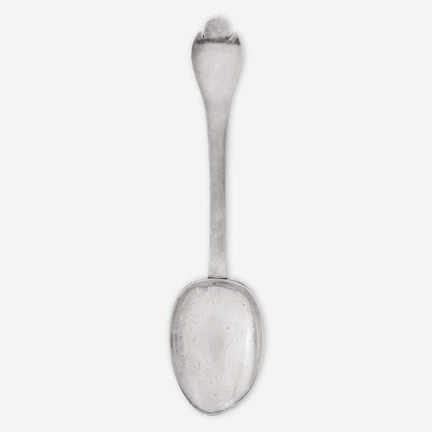 A silver tablespoon Jurian Blanck, Jr. (1645-1715), New York, NY, circa 1690