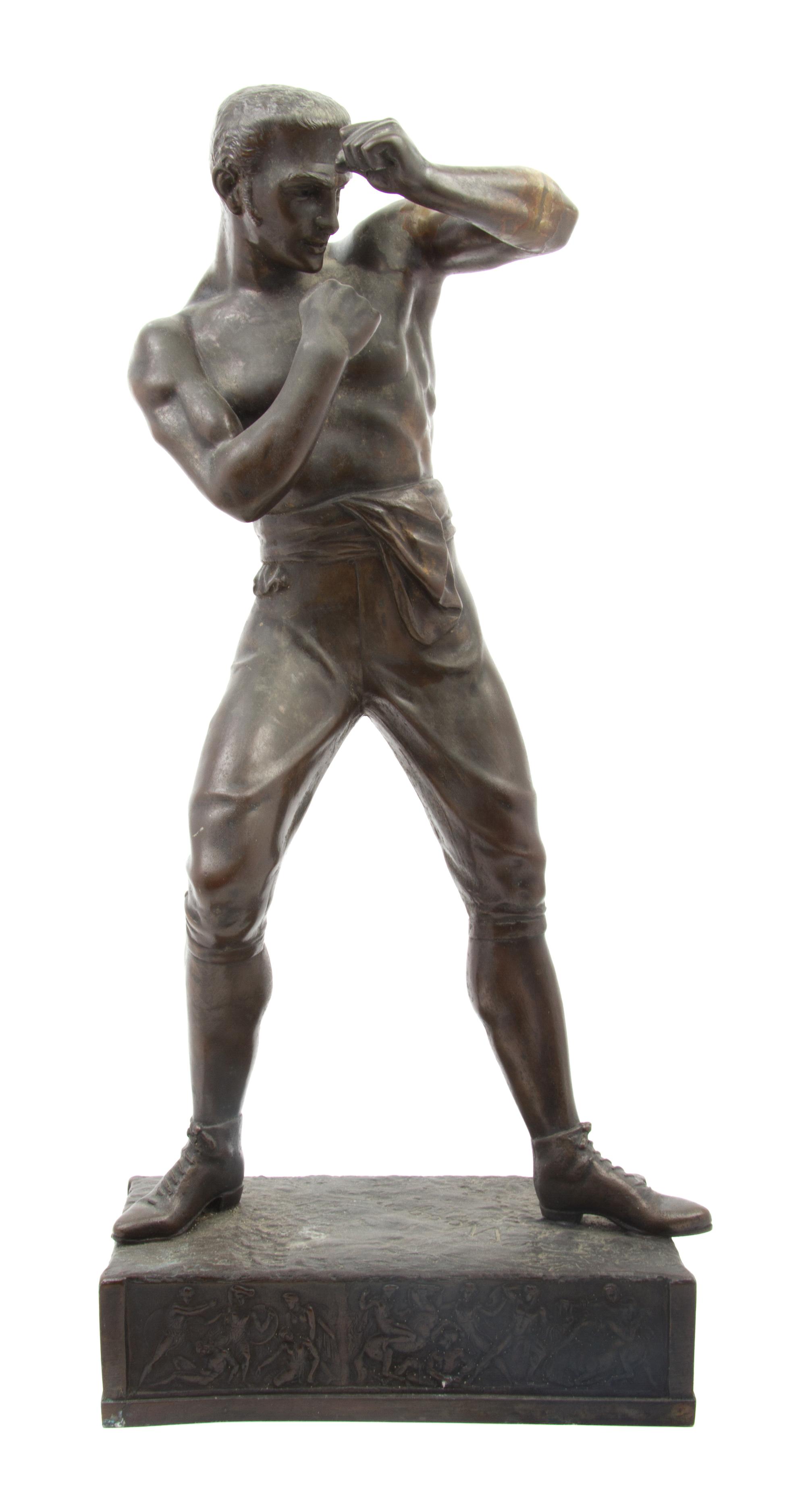 A Continental Cast Metal Figure Height 26 1/4 inches. — AFTER ARTHUR WAAGEN (GERMAN, 1833-1898)