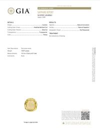 YELLOW GOLD AND YELLOW SAPPHIRE EARRINGS