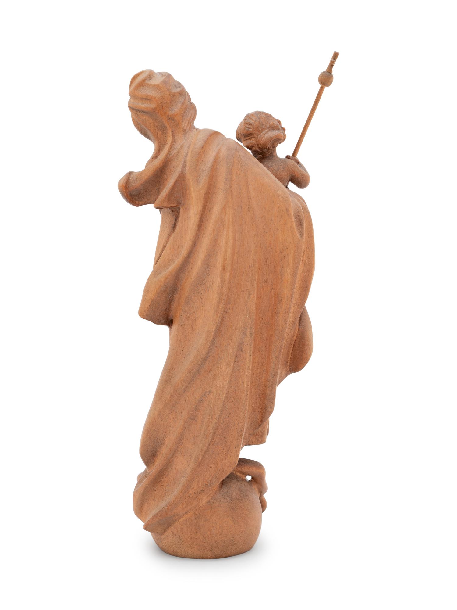 Three Carved Wood Figural Groups