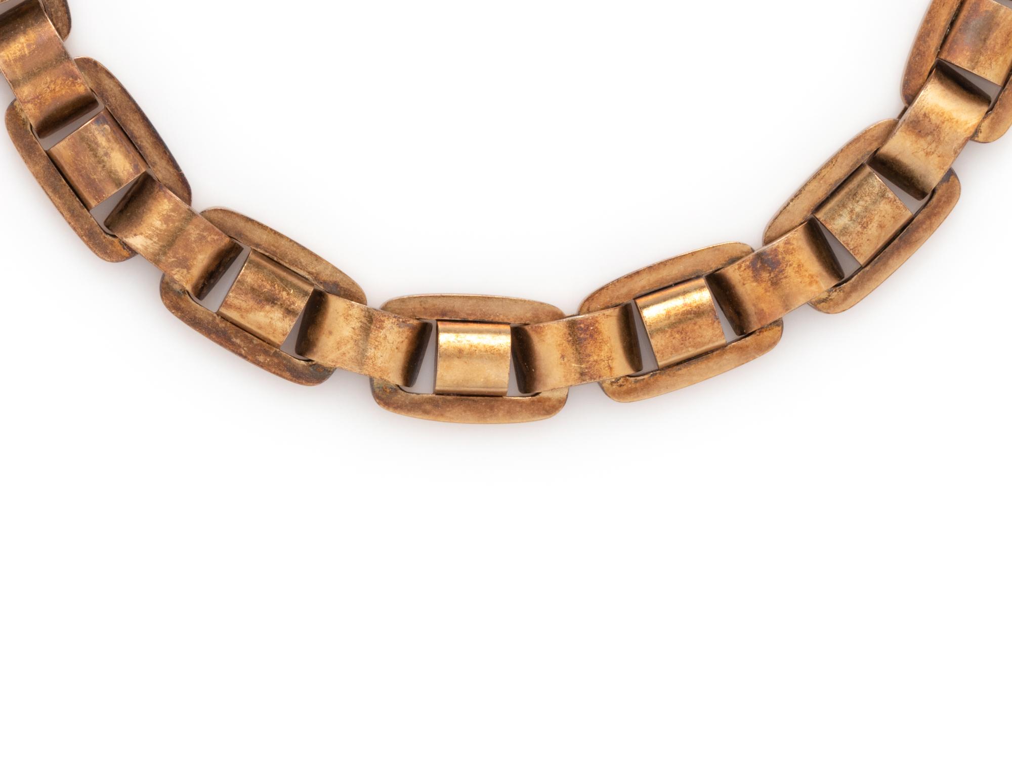 ANTIQUE, GOLD-FILLED NECKLACE