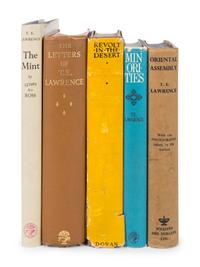 LAWRENCE, Thomas Edward (1888-1935). A group of 5 works, comprising: