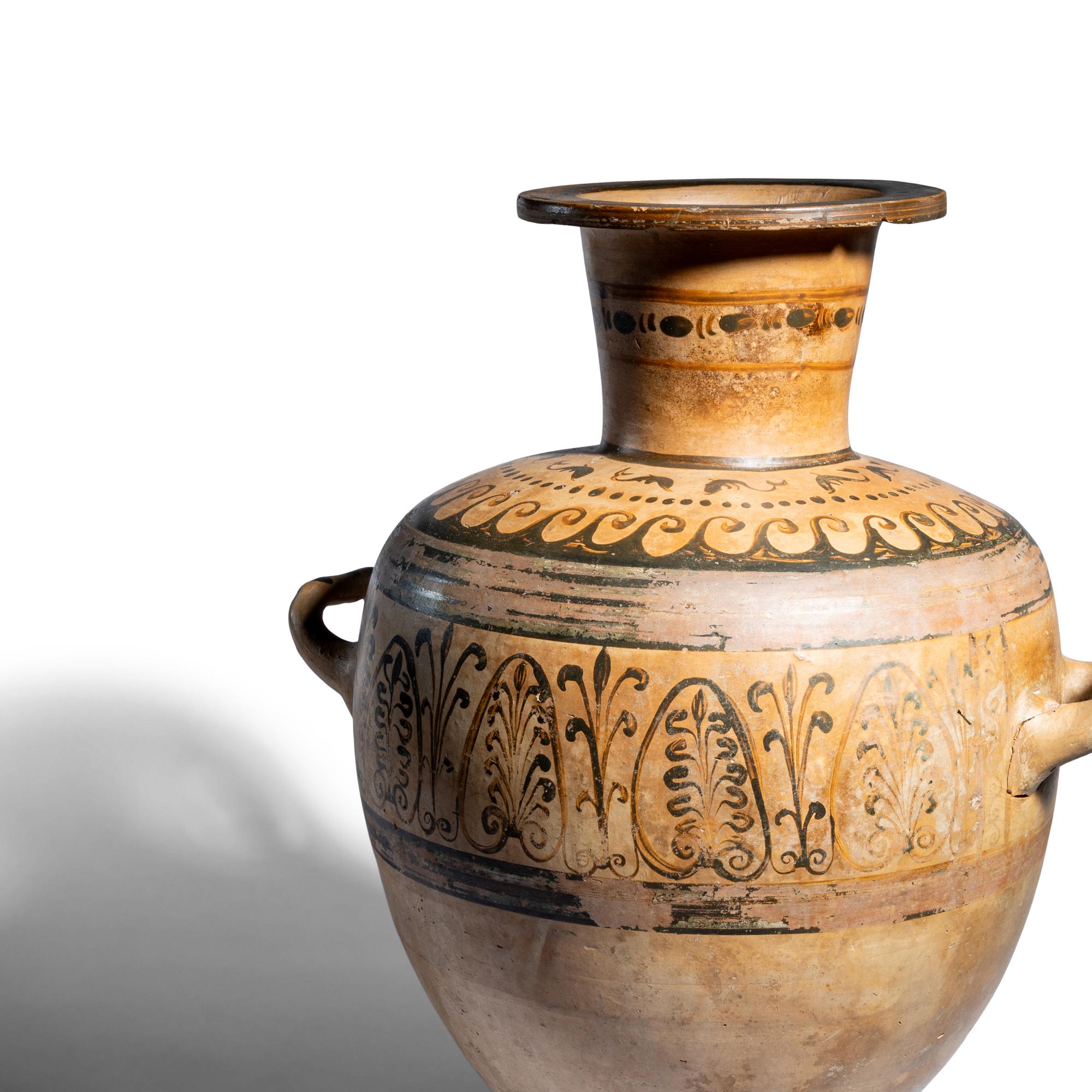 An Egyptian Terracotta Hydria