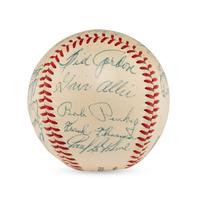 A 1954 Pittsburgh Pirates Team Signed Autograph Baseball (SGC Letter of Authenticity)