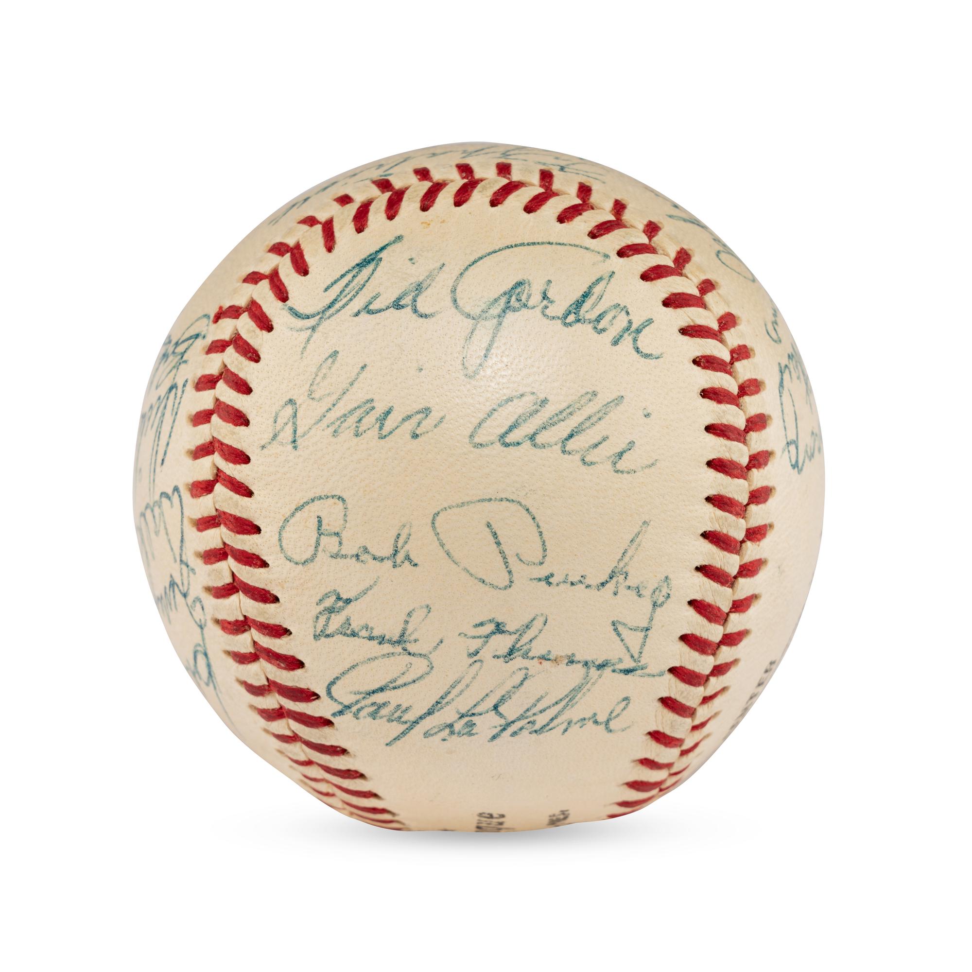 A 1954 Pittsburgh Pirates Team Signed Autograph Baseball (SGC Letter of Authenticity)