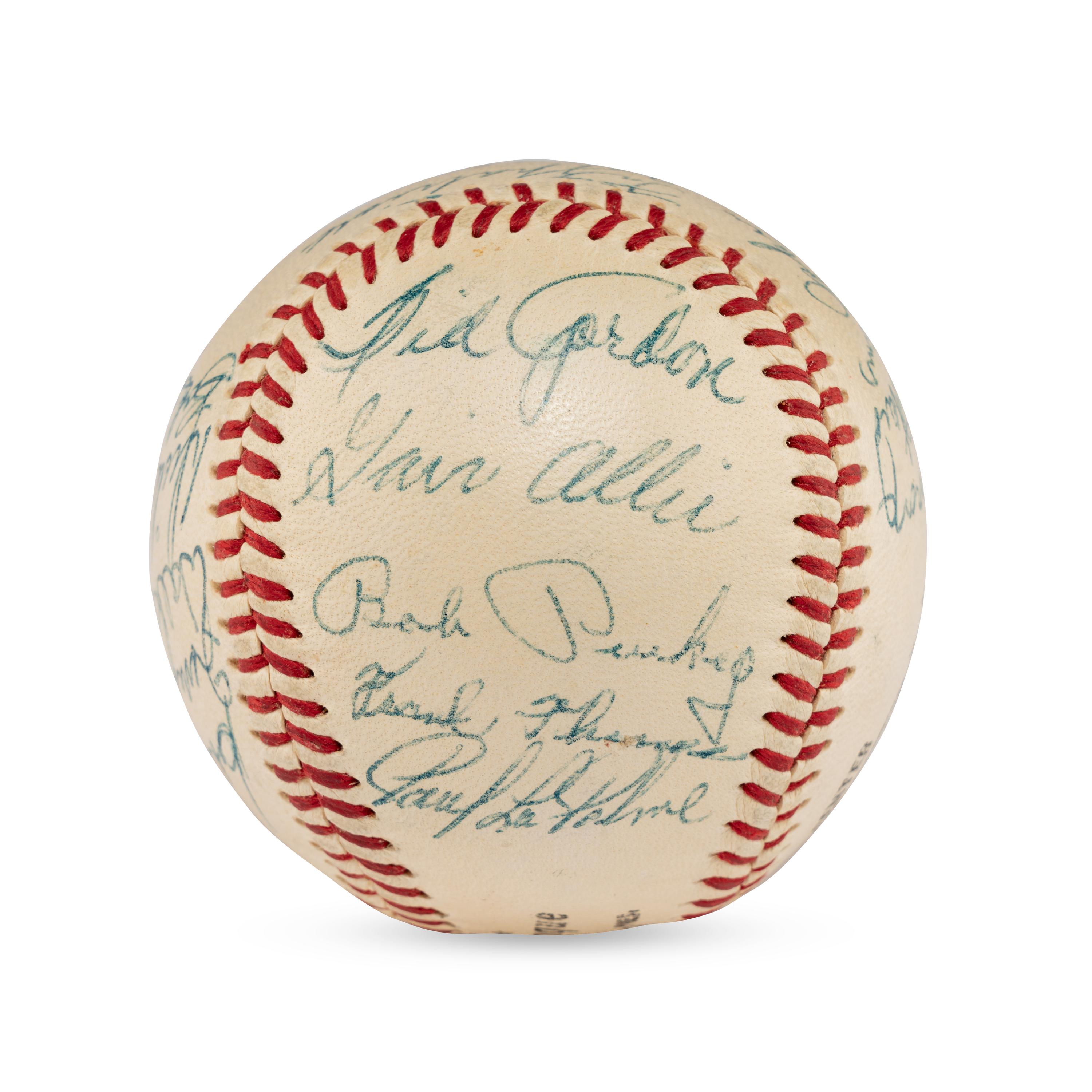 A 1954 Pittsburgh Pirates Team Signed Autograph Baseball (SGC Letter of Authenticity)