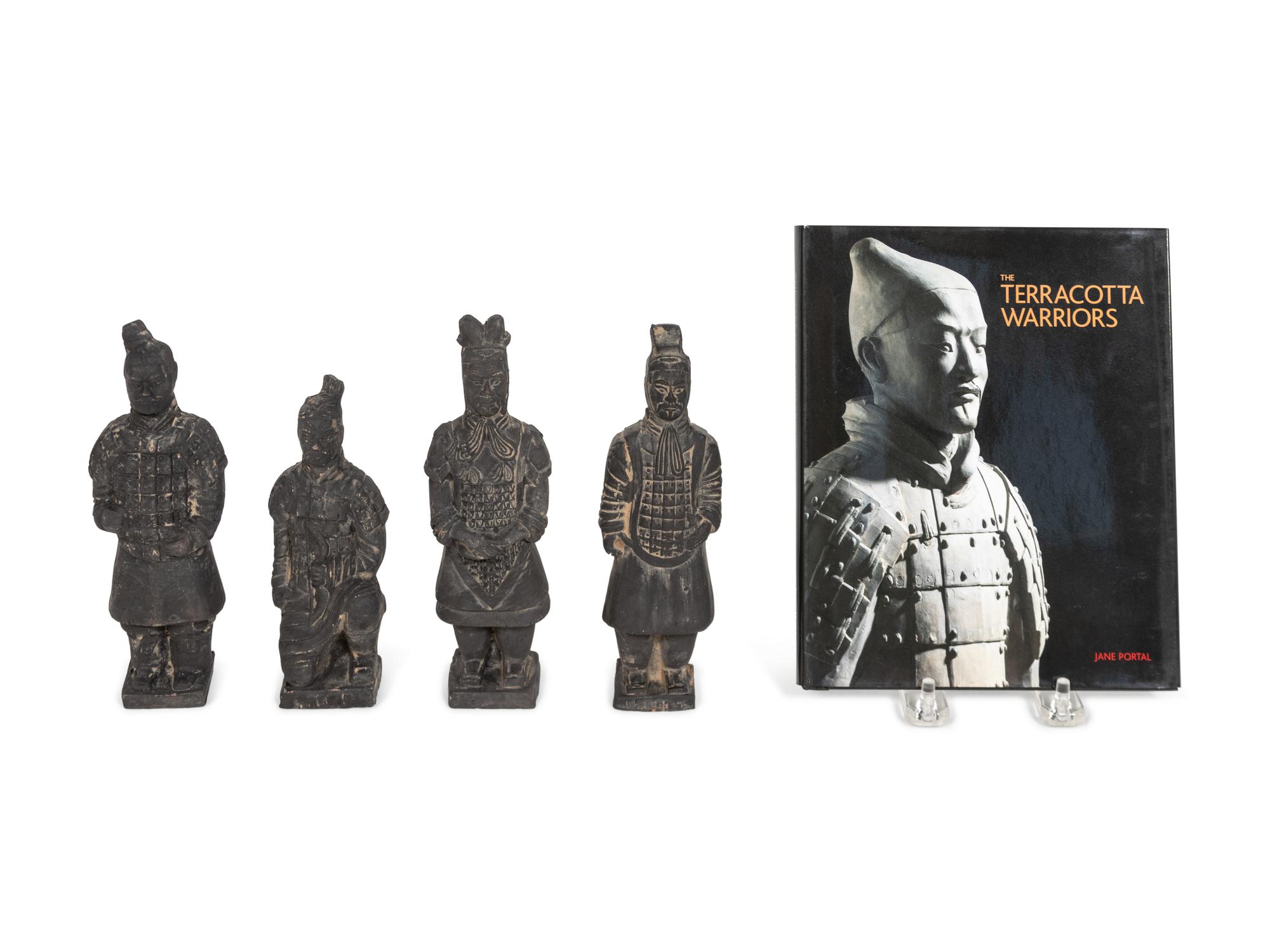 Four Terracotta Warrior Replicas