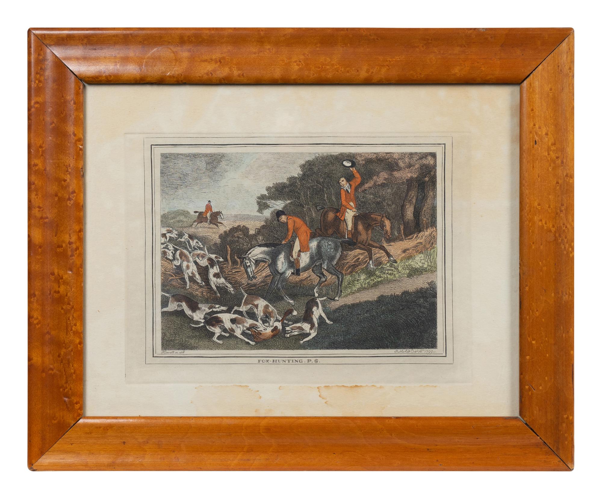A Collection of Six Equestrian Engravings After Samuel Howitt (English, 1756-1822)