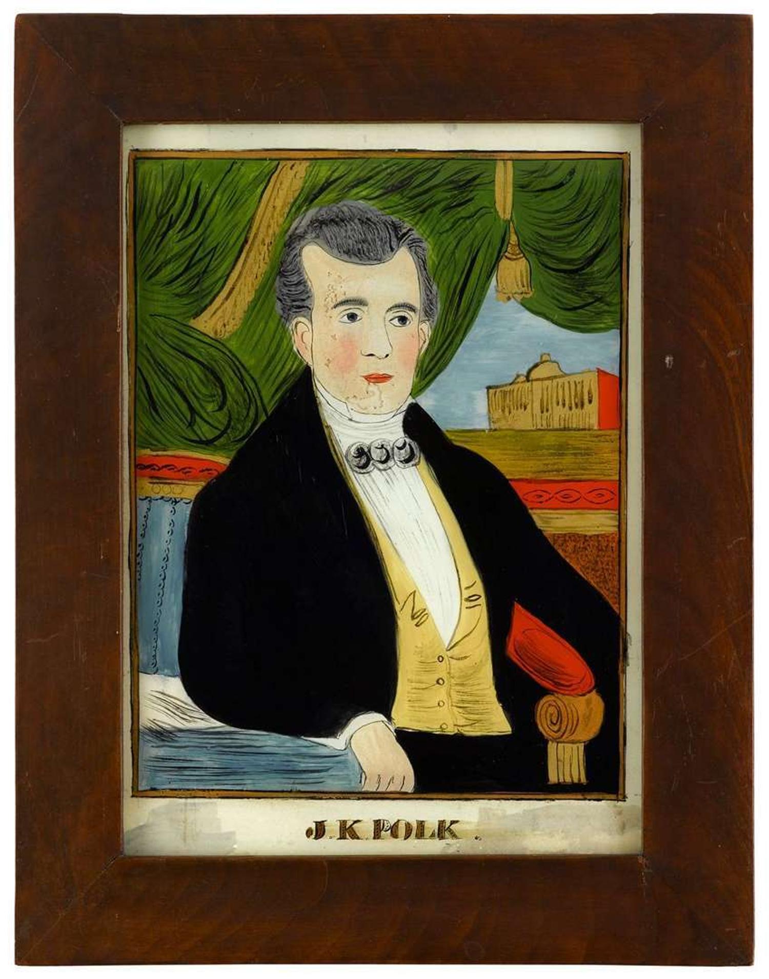 American School 19th century portrait of james k. polk (1795-1849)
