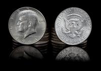 A Group of Thirteen United States 1964 Kennedy 50c Coins