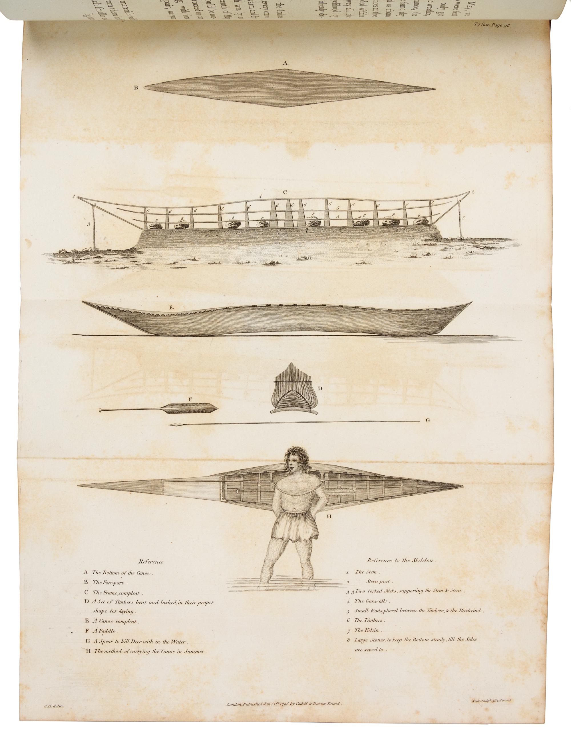 HEARNE, Samuel (1745-1792). A Journey from Prince of Wales's Fort in Hudson's Bay, to the Northern Ocean. Undertaken by order of the Hu