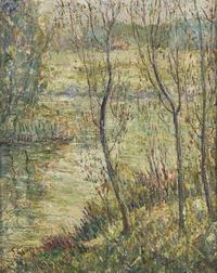 Ernest Lawson (American/Canadian, 1873–1939) - By the River