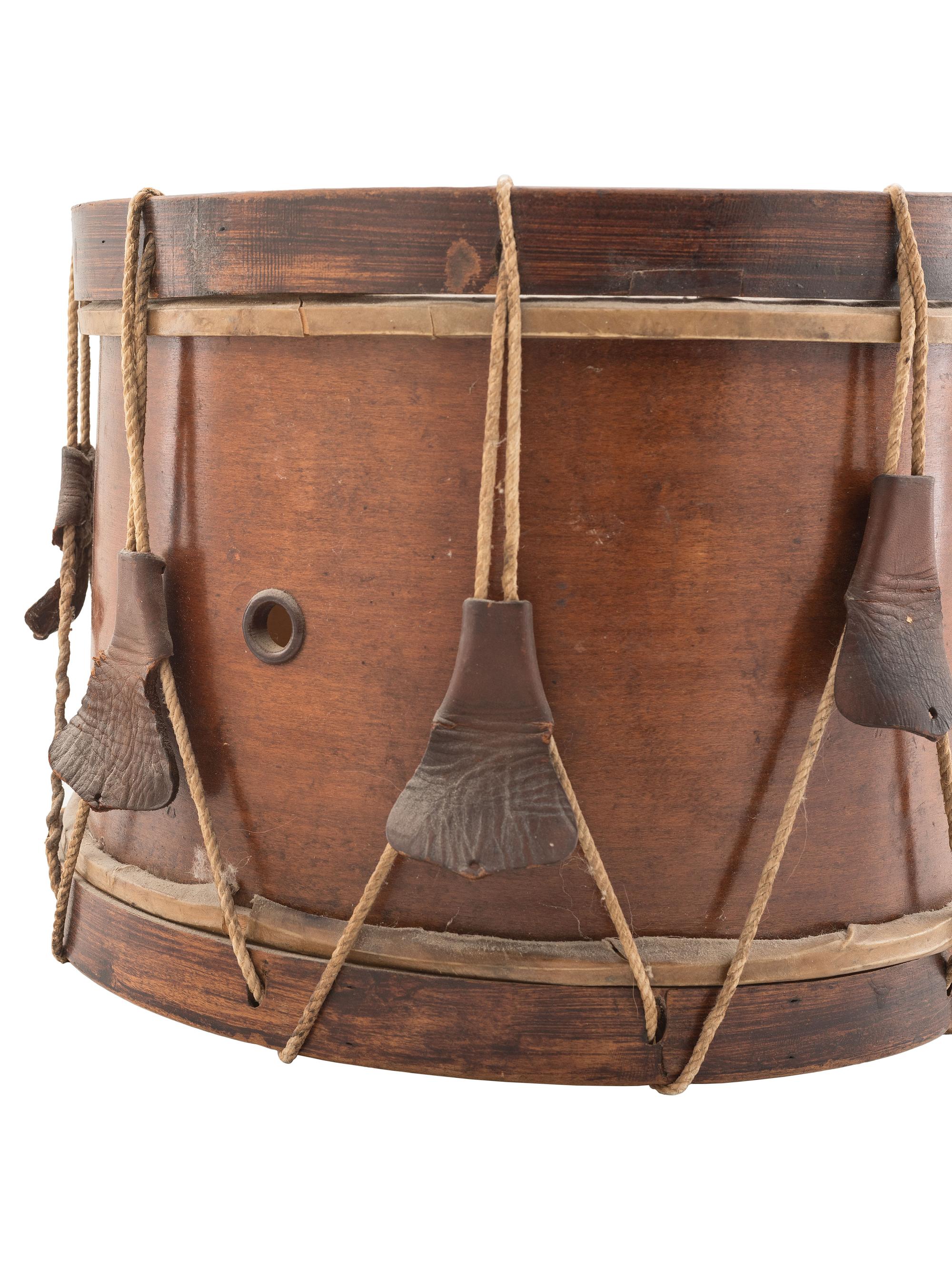 [CIVIL WAR]. Civil War-era child's snare drum & eagle head sword.