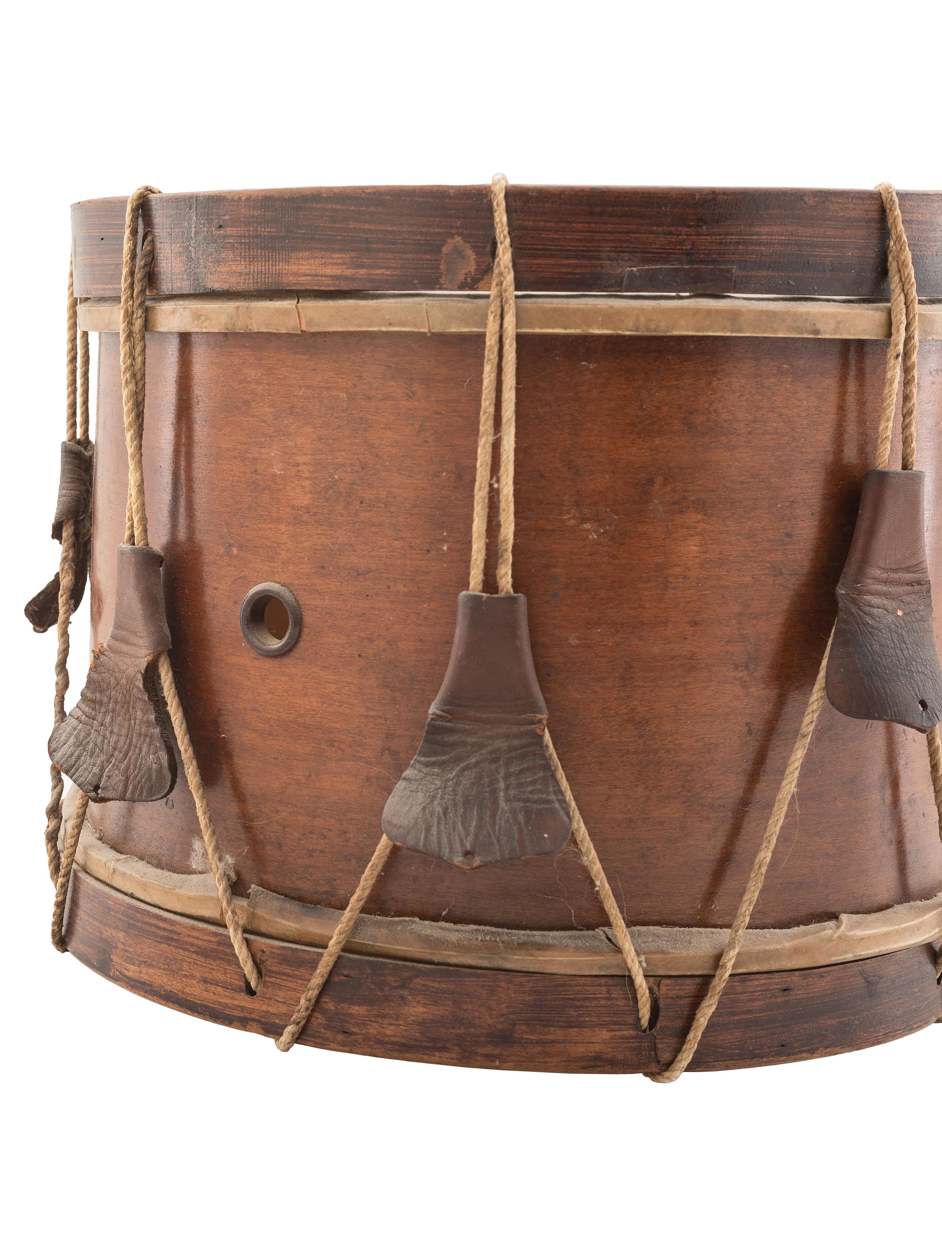 [CIVIL WAR]. Civil War-era child's snare drum & eagle head sword.