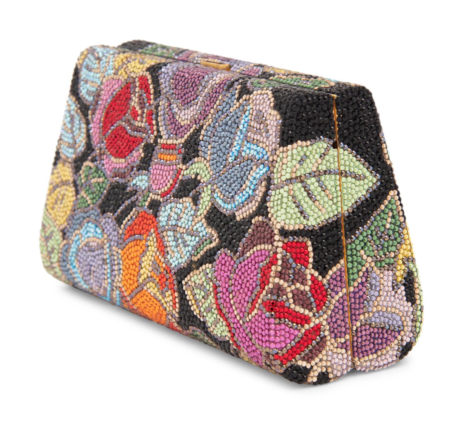 Judith Leiber Floral Minaudière