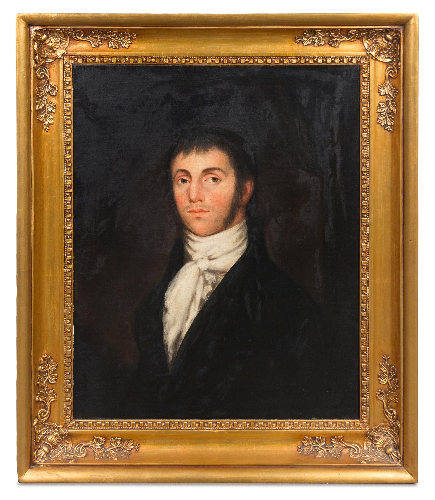American School, (19th Century), Wedding Portraits of William and Abigail Tate of Fredericksburg, Virginia (two works)