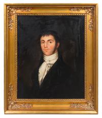 American School, (19th Century), Wedding Portraits of William and Abigail Tate of Fredericksburg, Virginia (two works)