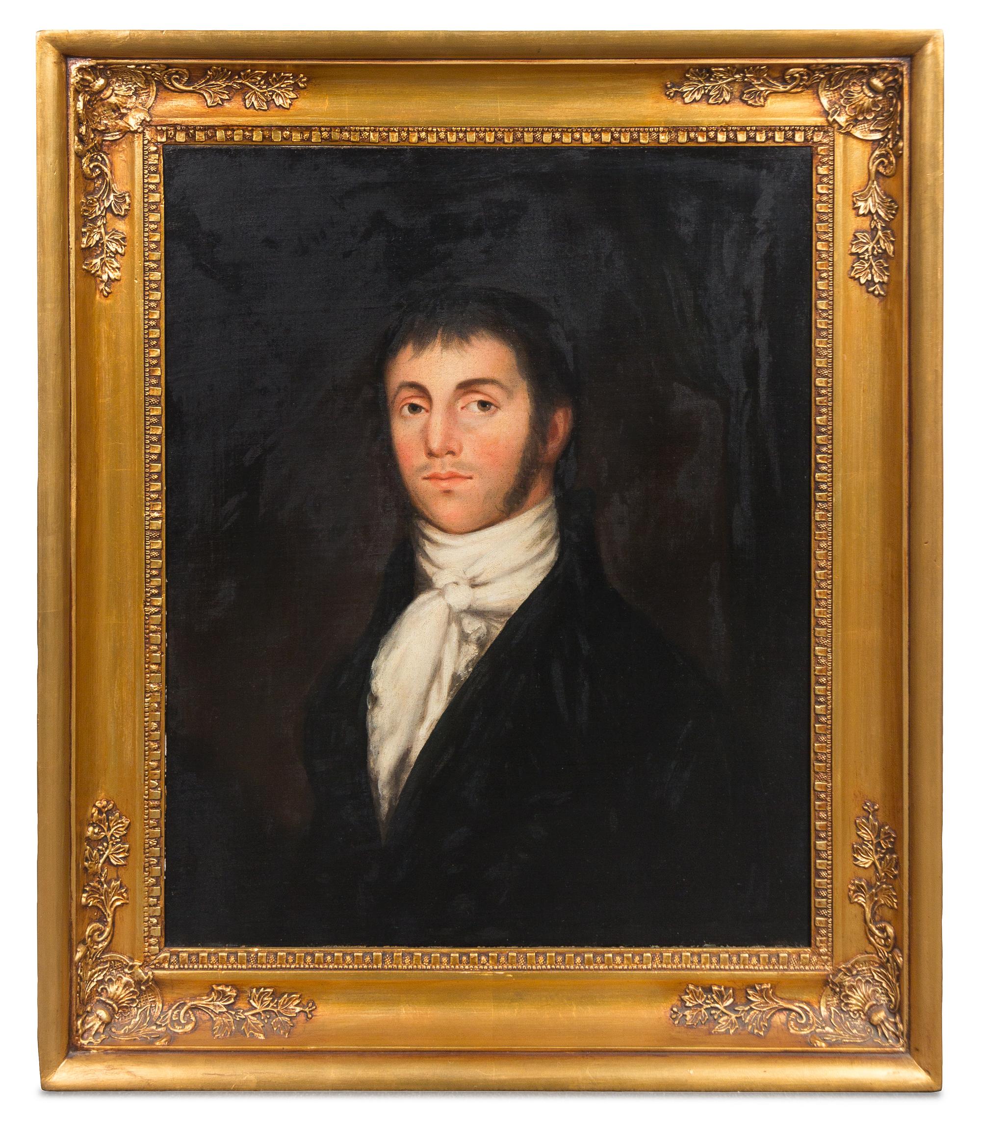 American School, (19th Century), Wedding Portraits of William and Abigail Tate of Fredericksburg, Virginia (two works)