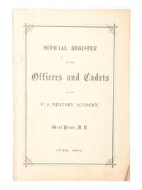 [LATE INDIAN WARS]. PACH, G.W. (1848-1904), photographer. US Military Academy year book for the Class of 1875, containing photographs of notable officers, professors, and cadets, incl. Little Bighorn casualty James G. Sturgis. New York: 1875.