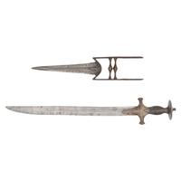 Two Indo-Persian Edged Weapons: Katar & Short Talwar