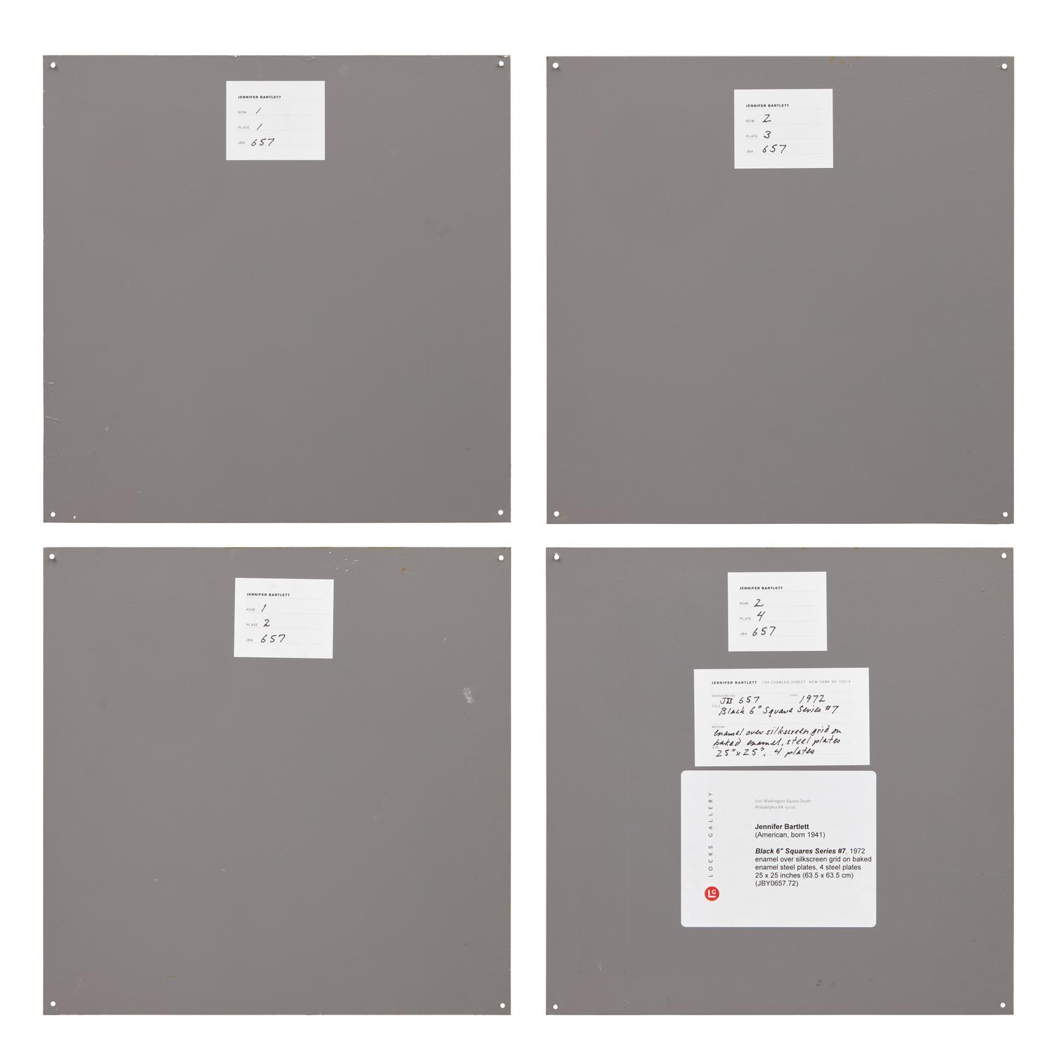 Black 6'' Squares Series #7, 1972