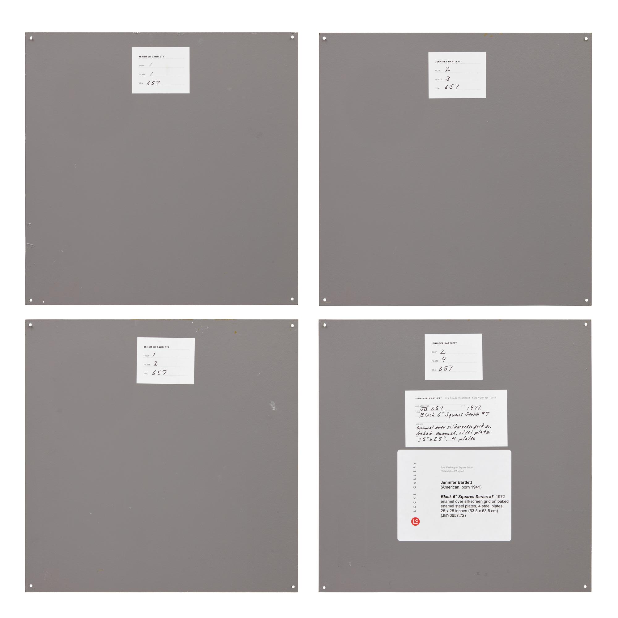 Black 6'' Squares Series #7, 1972