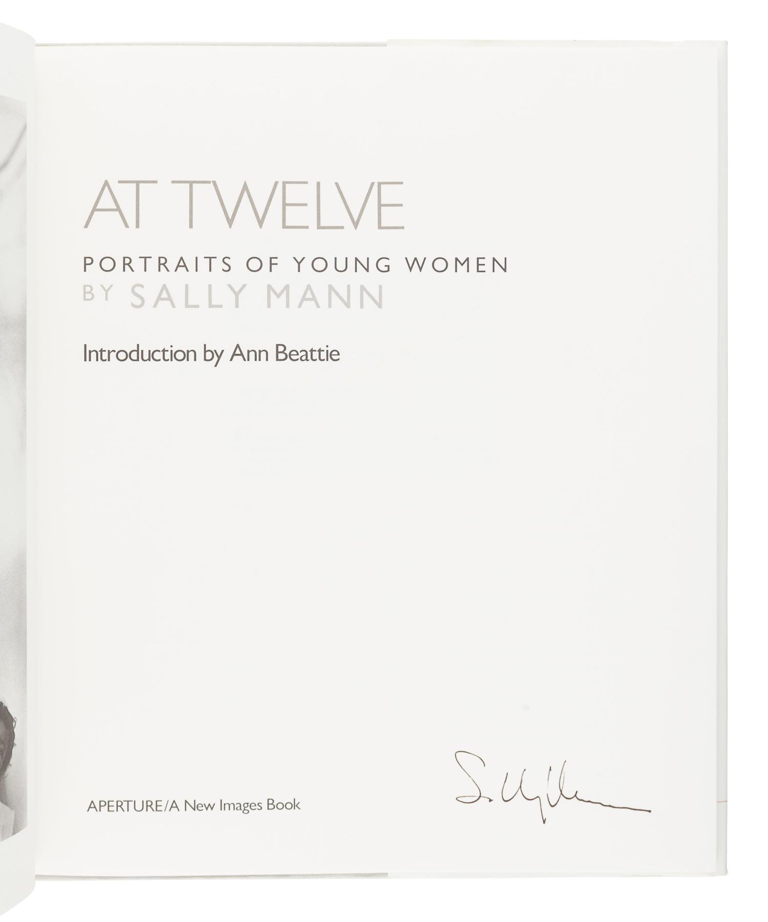 [PHOTOBOOKS]. MANN, Sally (b. 1951). At Twelve. Portraits of Young Women. New York: Aperture, 1988.