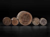 Sixteen Stoneware Vessels