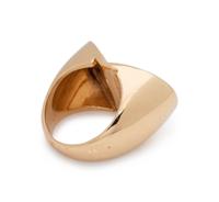 MODERNIST, YELLOW GOLD RING