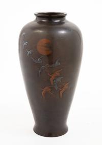A Japanese Bronze Vase
