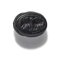 A Phoenician Hematite Scarab with Two Ibexes