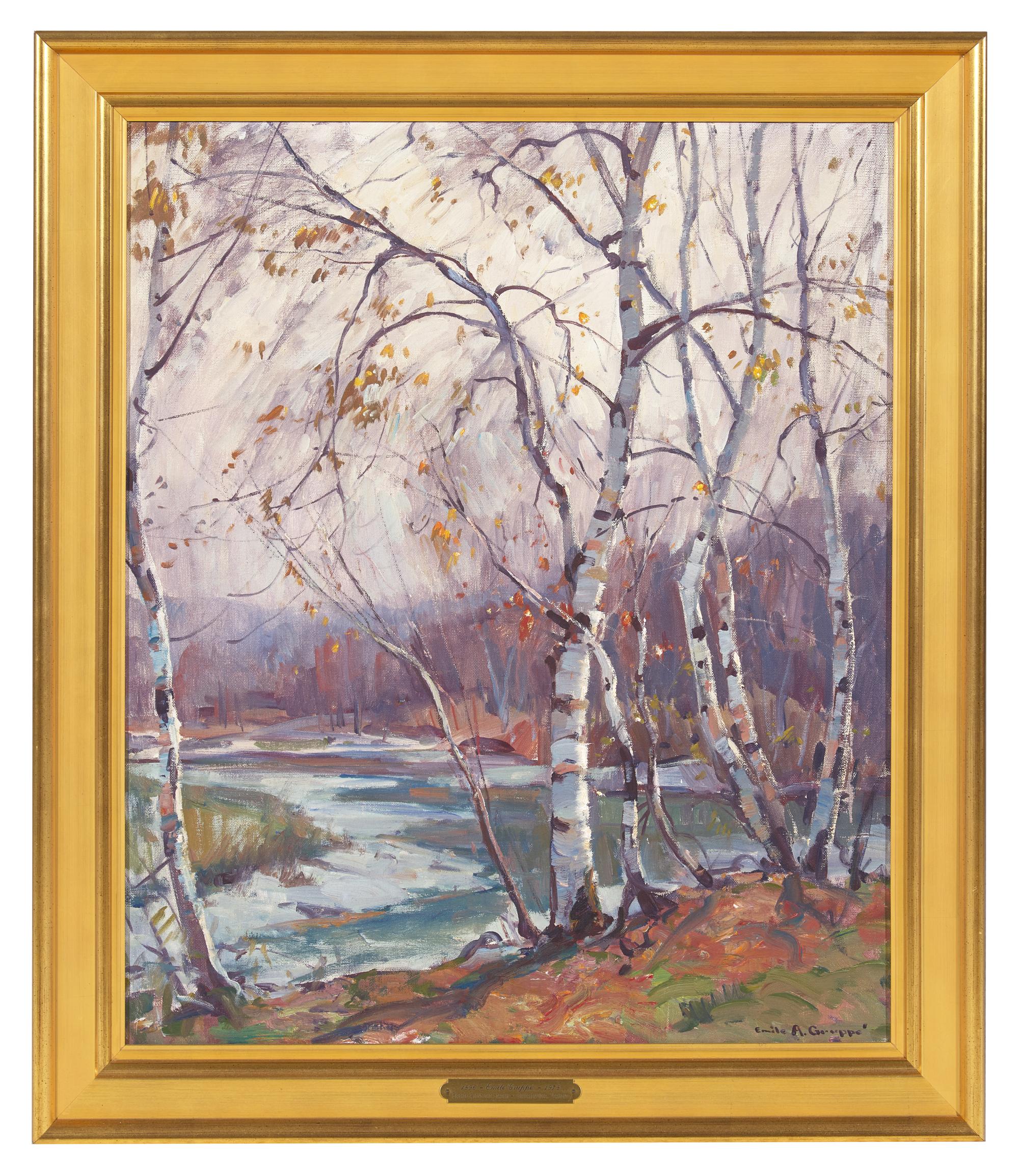 Birches by the Stream